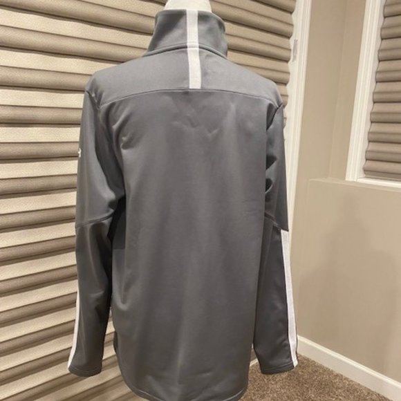 Ladies UNDER ARMOUR Qualifier Quarter-Zip Athletic Jacket, Large - Picture 7 of 10